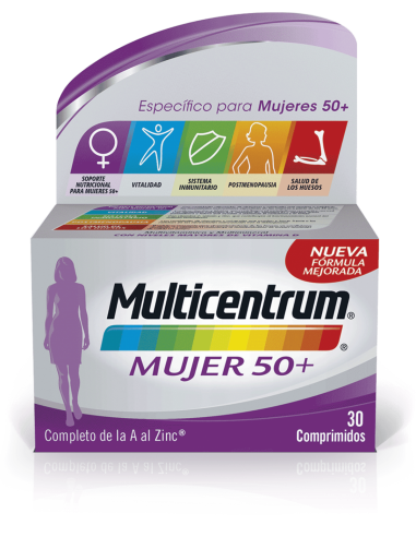 MULTICENTRUM MUJER 50+ 30 COMPRIMIDOS