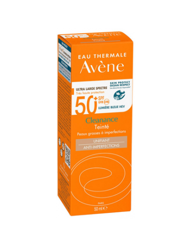 Avene Solar Cleanance COLOR SPF50+, 50ml
