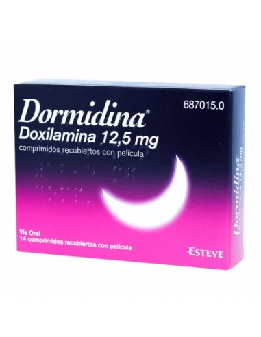 DORMIDINA 12.5 MG 14 COMPRIMIDOS...