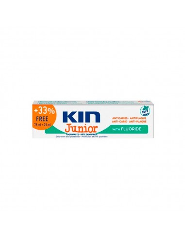 Pasta Kin Junior Menta Suave 75ml + 25ml