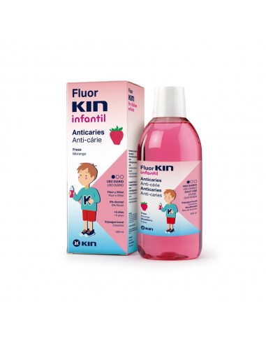 Kin Flúor-Kin Colutorio Fresa 500ml