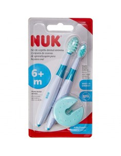 Nuk Set Cepillos Entrena +6m 2