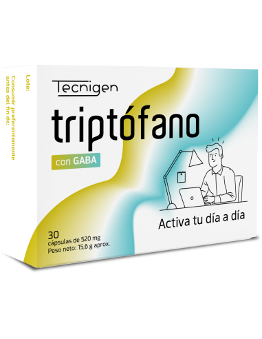 Triptófano con GABA Tecnigen 30...