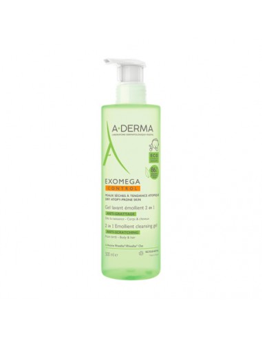Aderma Exomega Gel Limpiador 2 En 1...