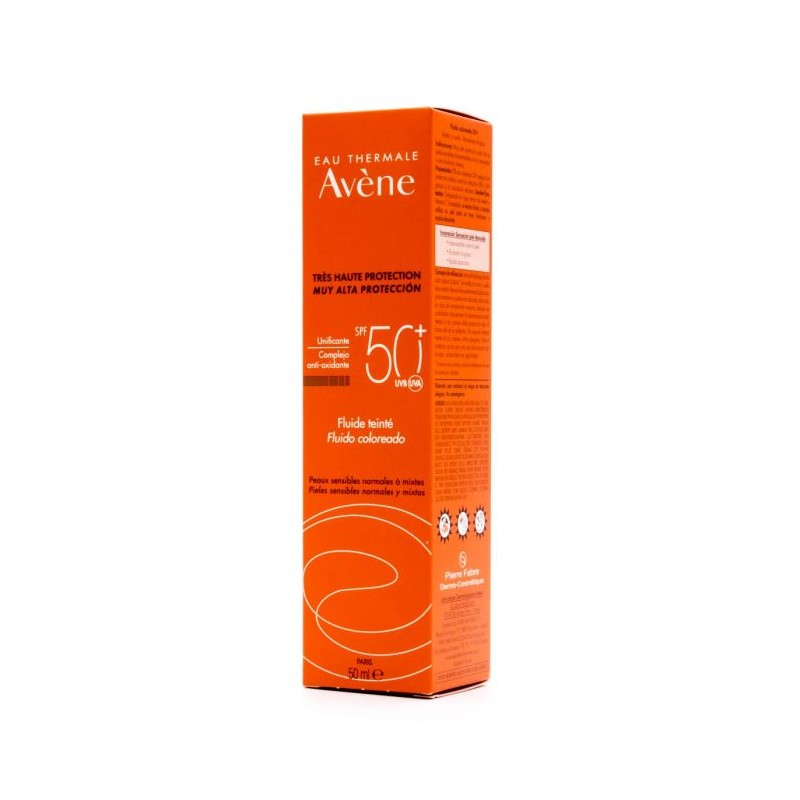 Avene Solar Fluido Coloreado Pieles...