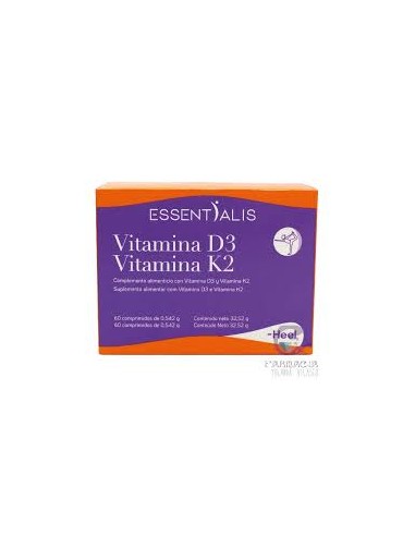 Essentialis Vitamina D3 + K2 60...
