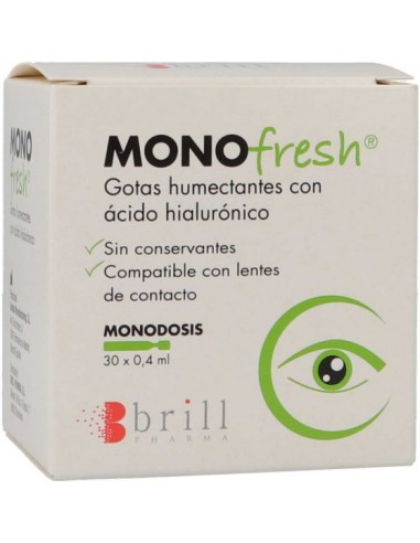 MonoFresh gotas humectantes con ácido...