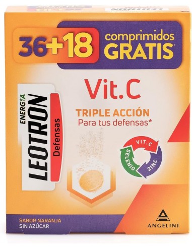 LEOTRON VITAMINA C DEFENSAS 36+18...