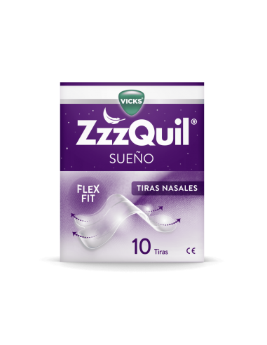 Vicks Zzzquil Sueño 10 Tiras Nasales