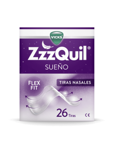 ZzzQuil Sueño Tiras Nasales 26 Unidades