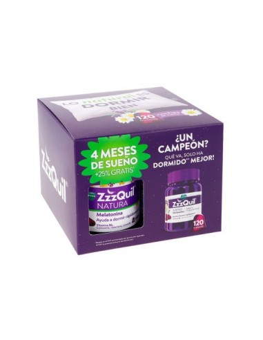 ZzzQuil Natura Melatonina Pack 120...