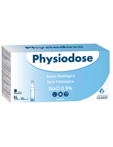 PHYSIODOSE SUERO FISIOLOGICO 40 UDS