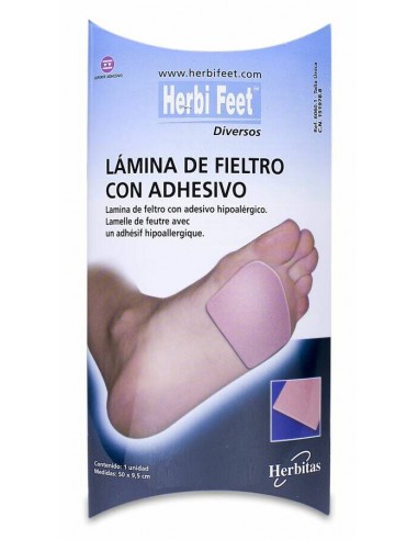 Herbi Feet Lamina De Fieltro Con...