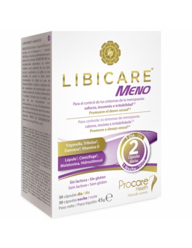 LIBICARE MENO 30 CAPSULAS DIA + 30...