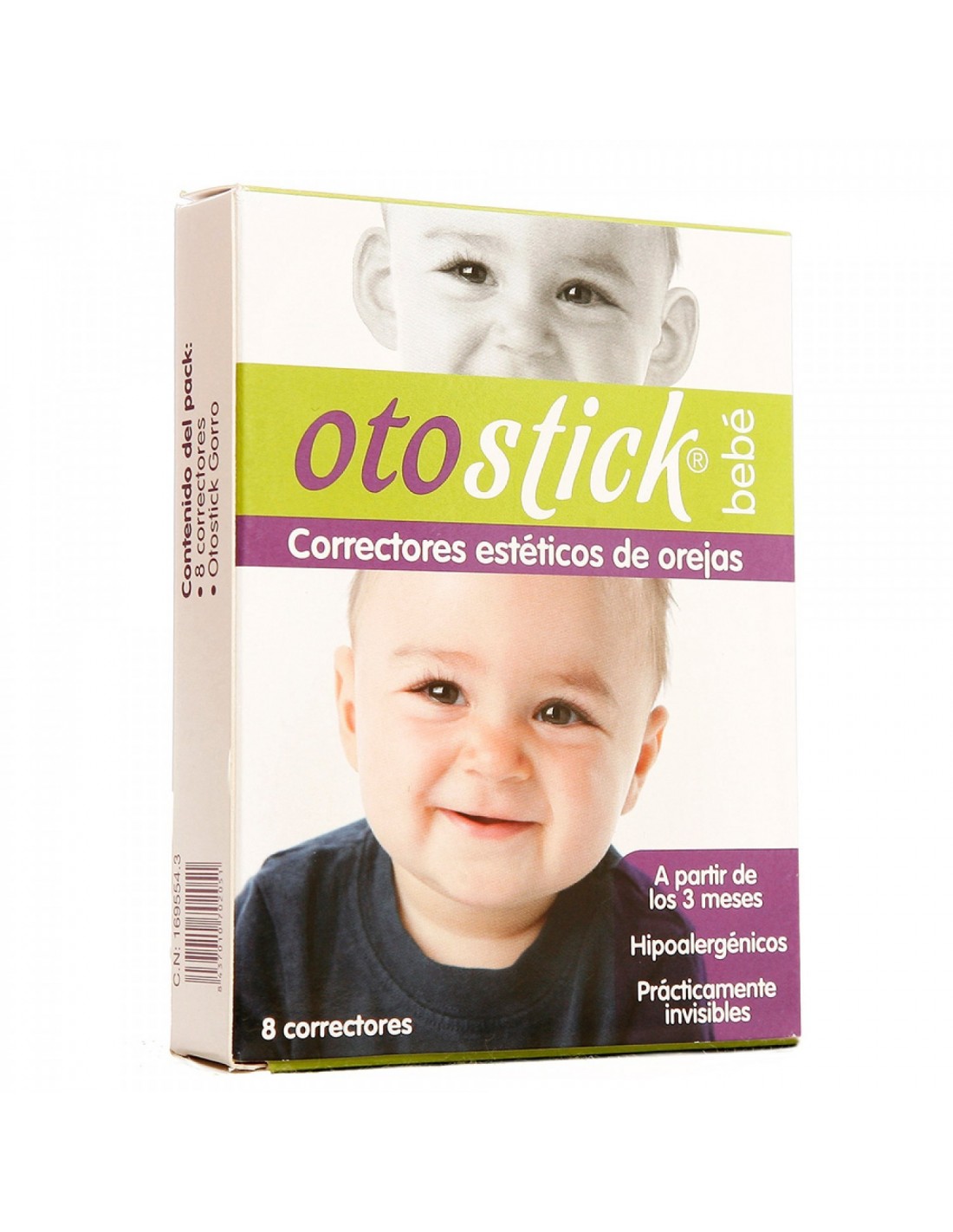  Otostick Baby – 8 unidades discreto corrector de